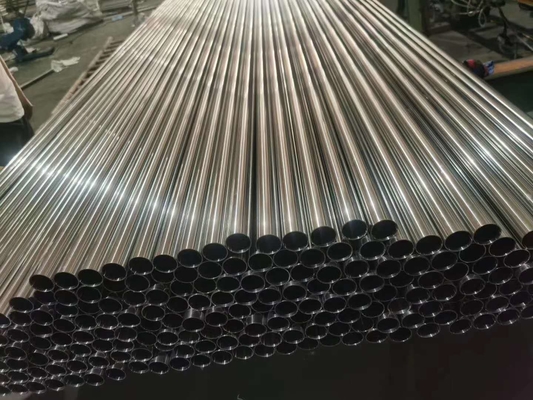 ASTM A554 304 لوله دور از فولاد ضد زنگ با 240 سنگ
