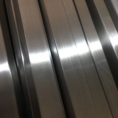 ASTM A312 304 فولاد ضد زنگ لوله مستطیلی 1.2 میلی متر ضخامت 180 گریت جلا